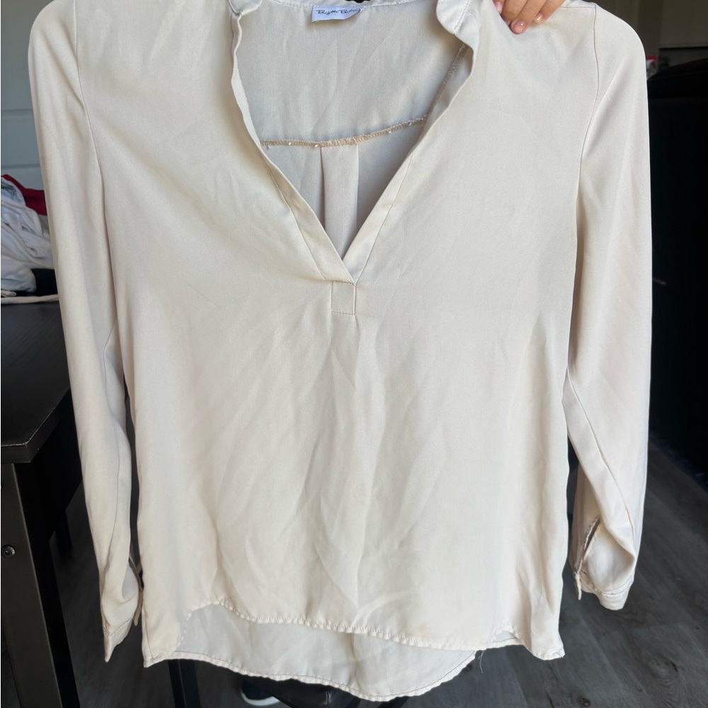 Elegant Cream Blouse for Women